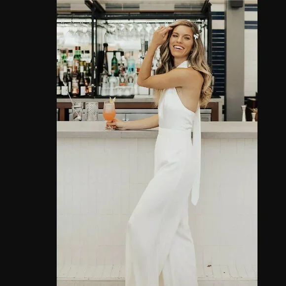 New BHLDN Jill Stuart Tara Jumpsuit Size 8 MSRP: $415
